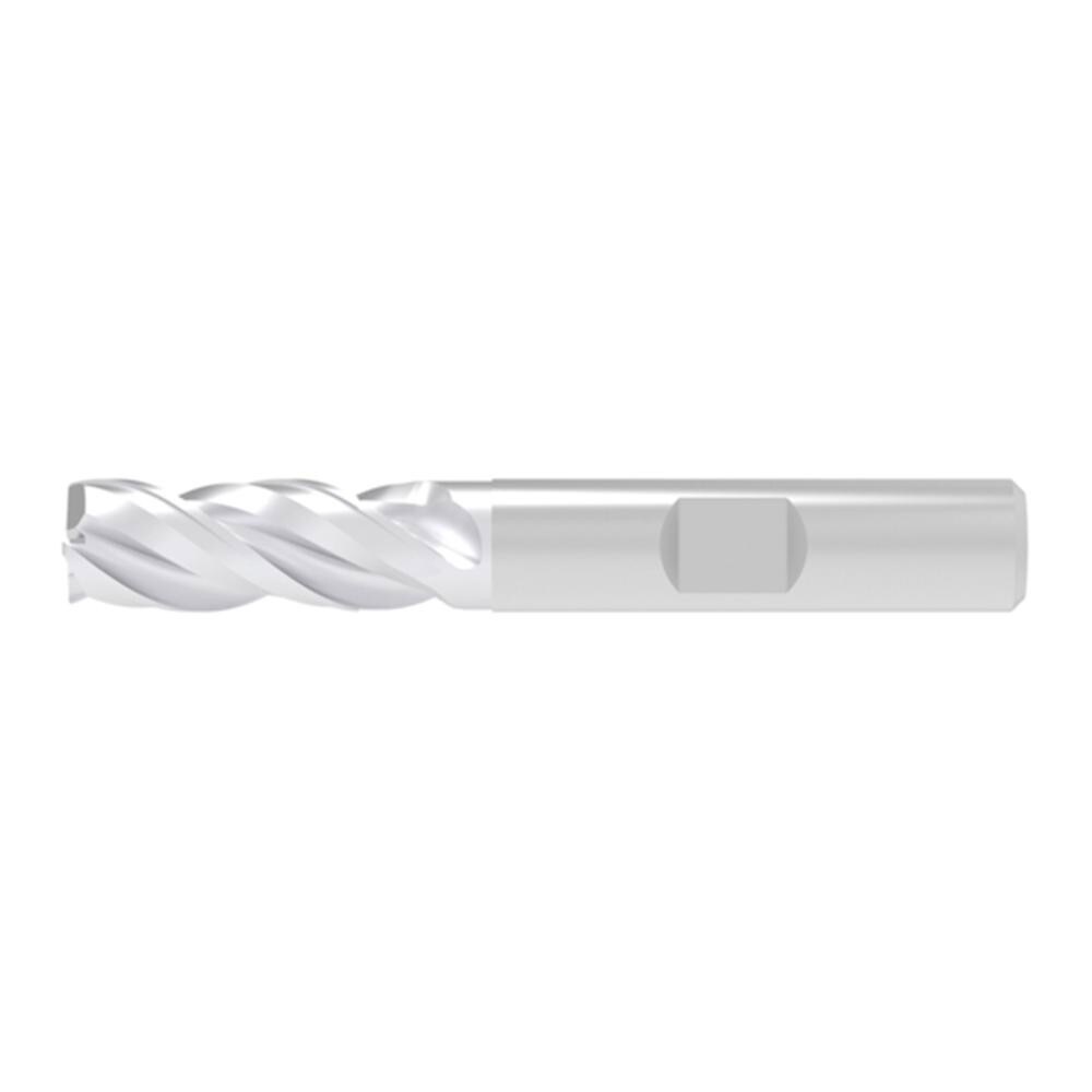 Corner Radius & Corner Chamfer End Mills; Mill Diameter (mm): 4.00 ; Number Of Flutes: 3 ; Length of Cut (mm): 11.0000 ; Single Or Double End: Single ; End Mill Material: Solid Carbide ; Chipbreaker: No