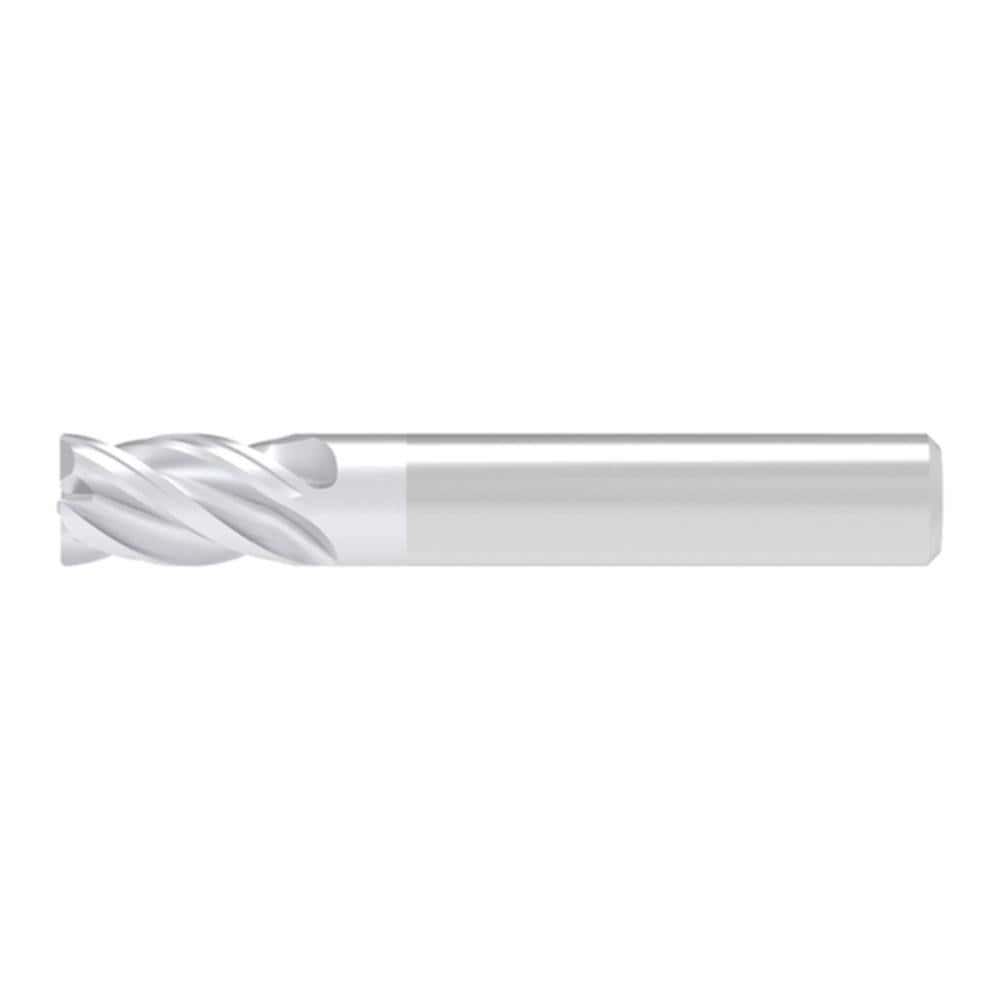 Corner Radius & Corner Chamfer End Mills; Mill Diameter (mm): 4.50 ; Number Of Flutes: 4 ; Length of Cut (mm): 9.0000 ; Single Or Double End: Single ; End Mill Material: Solid Carbide ; Chipbreaker: No