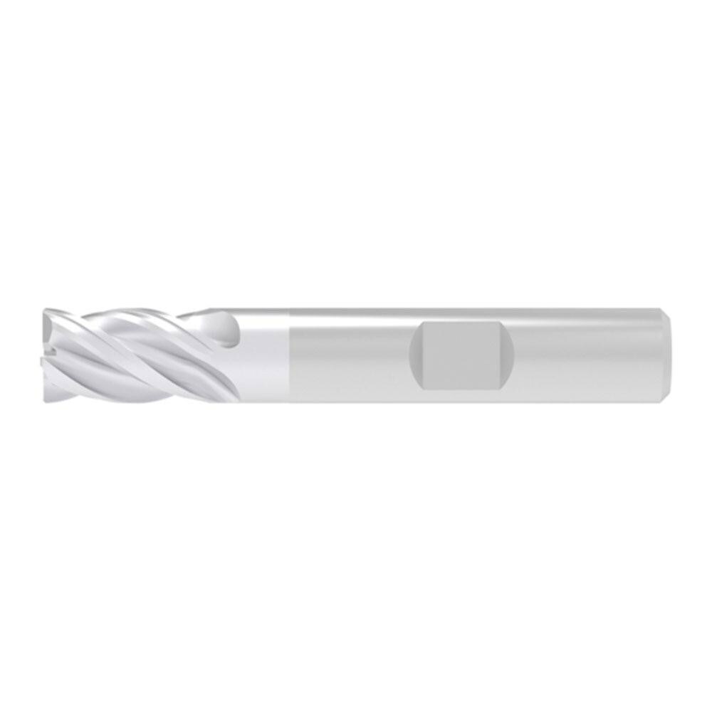 Corner Radius & Corner Chamfer End Mills; Mill Diameter (mm): 4.50 ; Number Of Flutes: 4 ; Length of Cut (mm): 9.0000 ; Single Or Double End: Single ; End Mill Material: Solid Carbide ; Chipbreaker: No