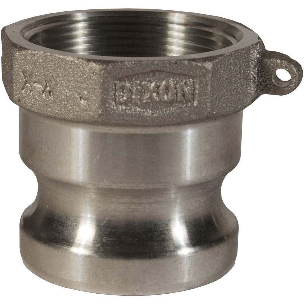 Suction & Discharge Hose Couplings; Type: Type A Adapter ; Coupling Type: Cam & Groove ; Coupling Descriptor: Adapter x FNPT ; Material: Aluminum ; Coupler Size (Fractional Inch): 1/2 ; Thread Size: 1/2