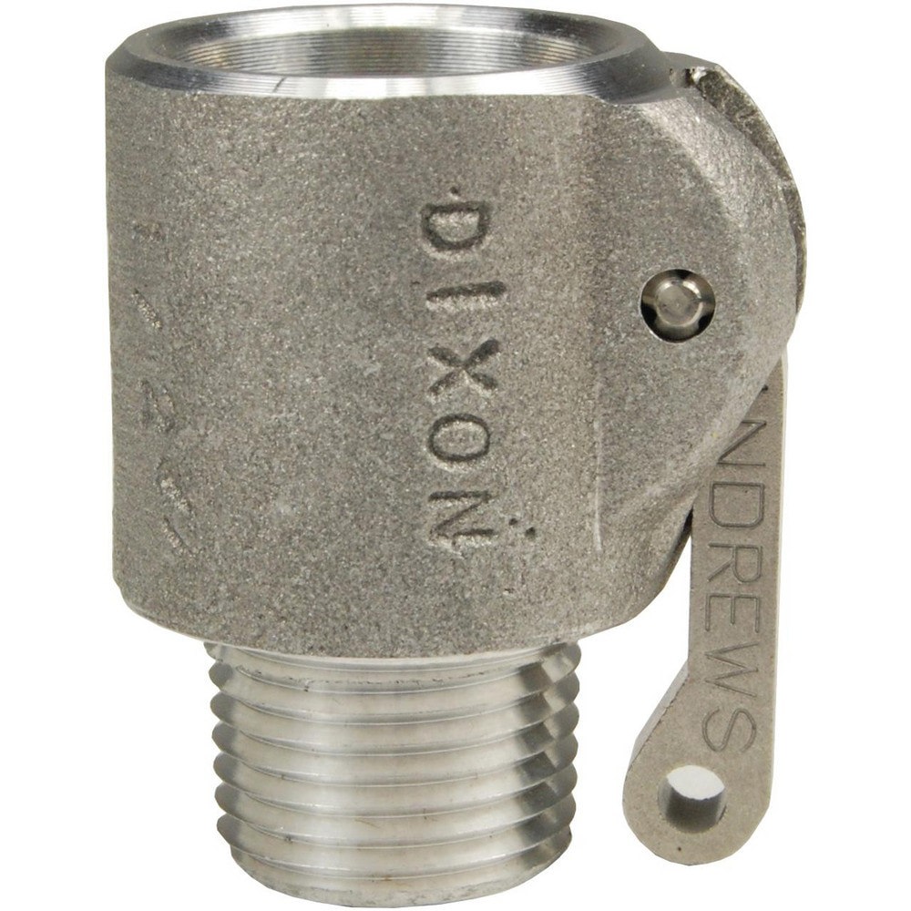 Suction & Discharge Hose Couplings; Type: Type B Coupler ; Coupling Type: Cam & Groove ; Coupling Descriptor: Coupler x MNPT ; Material: Aluminum ; Coupler Size (Fractional Inch): 1/2 ; Thread Size: 1/2