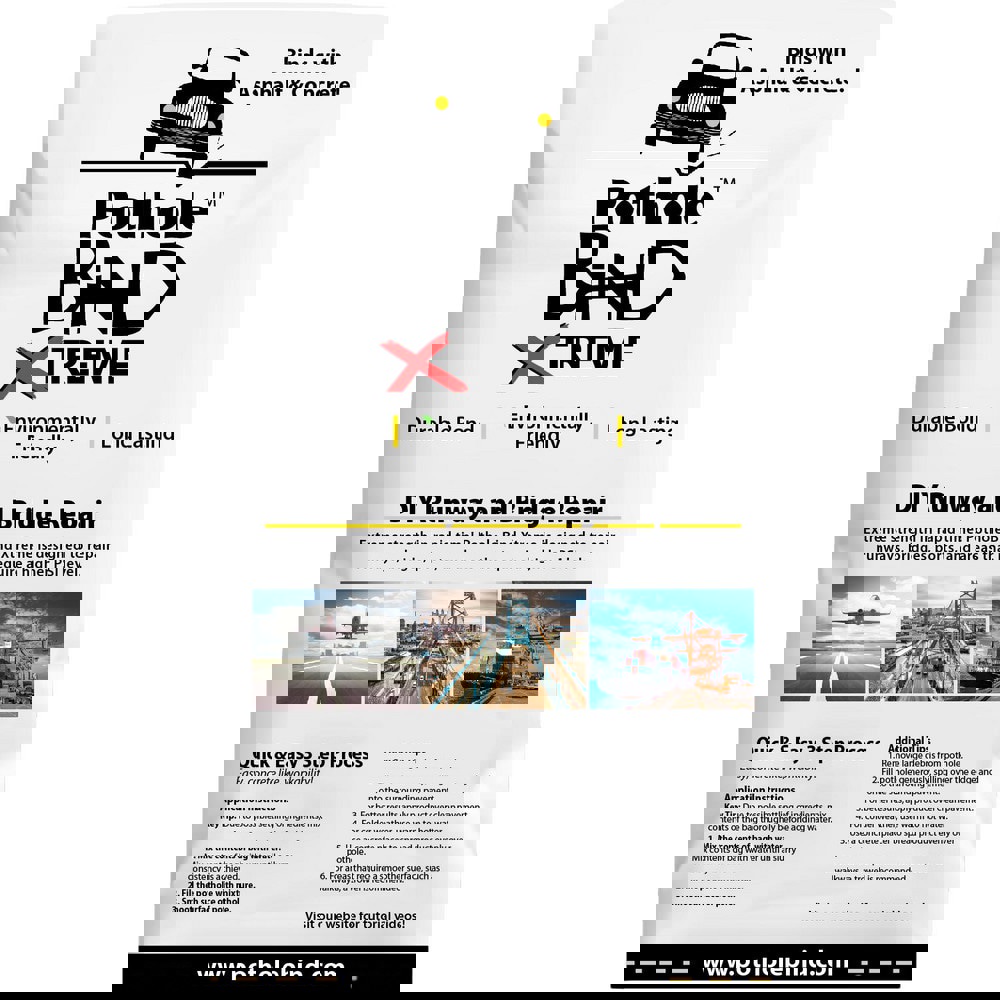 Drywall & Hard Surface Compounds; Product Type: Asphalt Patch; Concrete Repair; Pothole Patch ; Color: Gray ; Container Size: 50 lb ; Container Type: Bag ; Application Method: Concrete Placer; Trowel ; Composition: Binding Powder; Sand; Aggregate