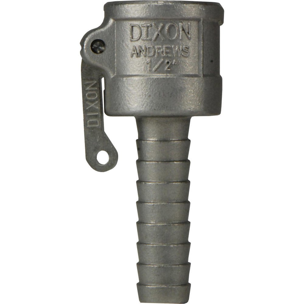 Suction & Discharge Hose Couplings; Type: Type C Coupler ; Coupling Type: Cam & Groove ; Coupling Descriptor: Coupler x Hose Shank ; Material: Stainless Steel ; Coupler Size (Fractional Inch): 1/2 ; Thread Size: Non-Threaded