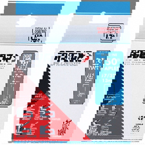 Galvanized Steel Heavy-Duty Staple: 17/32