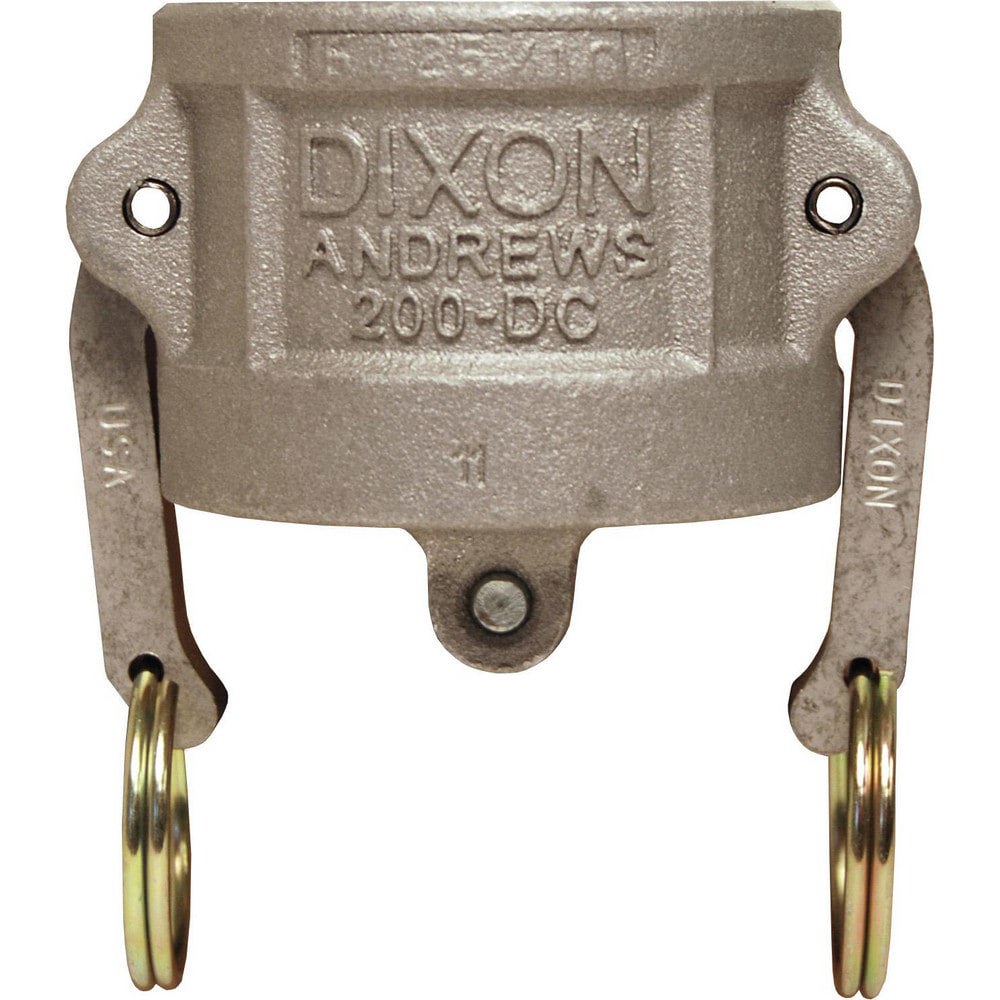 Suction & Discharge Hose Couplings; Type: Type DC Dust Cap ; Coupling Type: Cam & Groove ; Coupling Descriptor: Dust Cap ; Material: Stainless Steel ; Coupler Size (Fractional Inch): 1/2 ; Thread Size: Non-Threaded