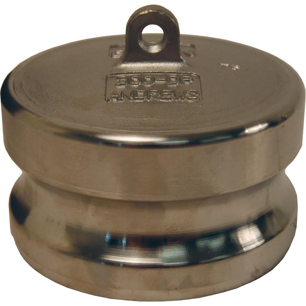 Suction & Discharge Hose Couplings; Type: Type DP Dust Plug ; Coupling Type: Cam & Groove ; Coupling Descriptor: Dust Plug ; Material: Stainless Steel ; Coupler Size (Fractional Inch): 1/2 ; Thread Size: Non-Threaded