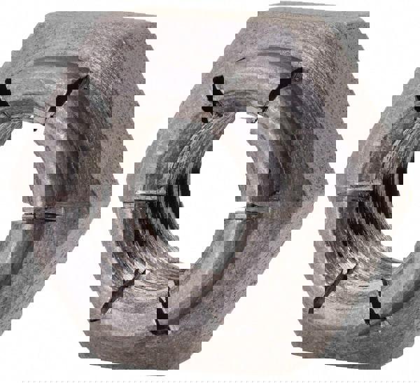 Heavy Hex Lock Nut: Flex Top, 3/8-16, Gr