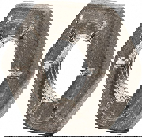 1/4-28 UNJF 18-8 Hex Lock Nut with Expanding Flex Top