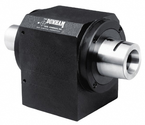 Non-Indexing Collet Fixtures; Fixture Style: Spindle Headstock ; Activation Method: Manual ; Orientation Type: Horizontal ; Lever Type: Quick-Acting ; Spindle Type: Taper ; Material: Iron (Body); Iron (Body)