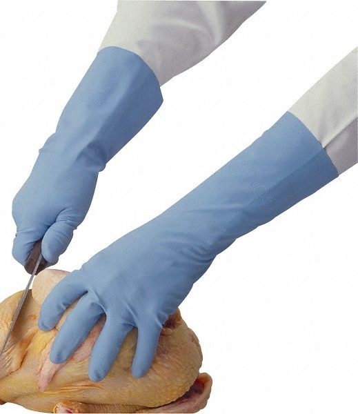 Chemical Resistant Gloves: PiP Size X-Large, 9.00 mil, Nitrile, Unsupported