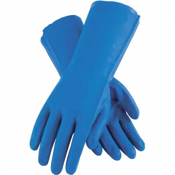 Chemical Resistant Gloves: Assurance Size Medium, 15.00 mil, Nitrile, Unsupported