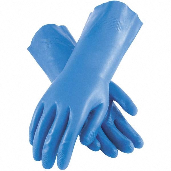 Chemical Resistant Gloves: Assurance Size 2X-Large, 15.00 mil, Nitrile, Unsupported