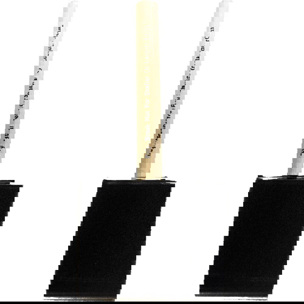 Paint Brush: Foam, Synthetic Bristle