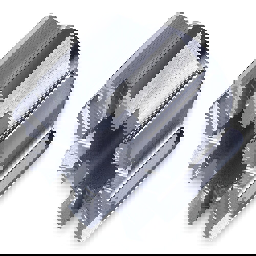 Modular Reamer Head: Straight Flute, 20 mm Head Dia, 12.8 mm Head Length, h7, 8 Flutes