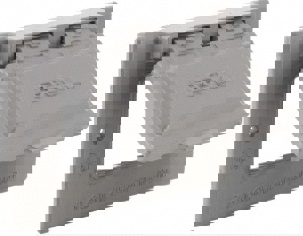 1 Outlet, Powder Coat Finish, Rectangle Weather Resistant Box Cover