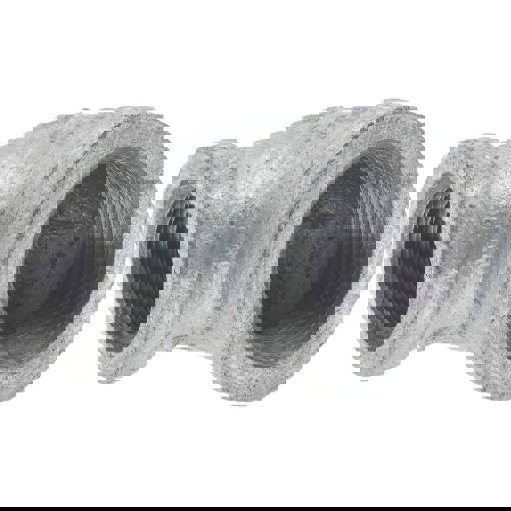 Malleable Iron Pipe 90 &deg; Reducing Elbow: 3/4 x 1/2