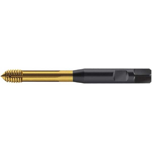 Thread Forming Tap: M4x0.70 Metric, 6HX Class of Fit, Modified Bottoming, Cobalt, TiN Coated