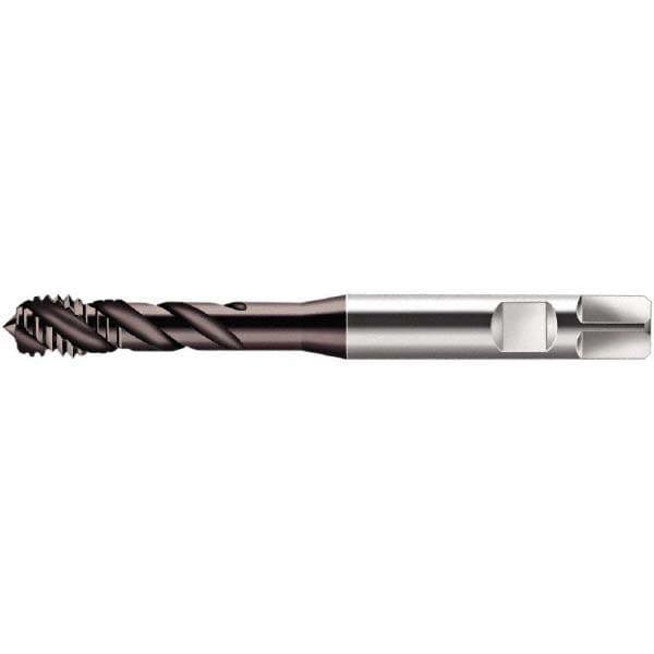 British Standard Pipe Tap: 3/8-19 G(BSP), Modified Bottoming Chamfer, 4 Flutes