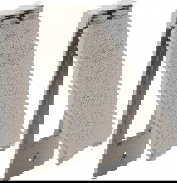 1 Outlet, Powder Coat Finish, Rectangle Weather Resistant Box Cover