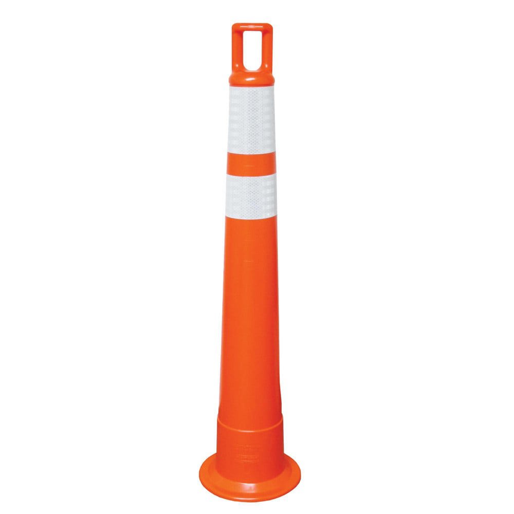Traffic Barrels, Delineators & Posts; Reflective: Yes ; Base Needed: Yes ; Compliance: MASH Compliant; MUTCD Standards ; Collar Two Width (Inch): 4 ; Collar One Width (Inch): 6