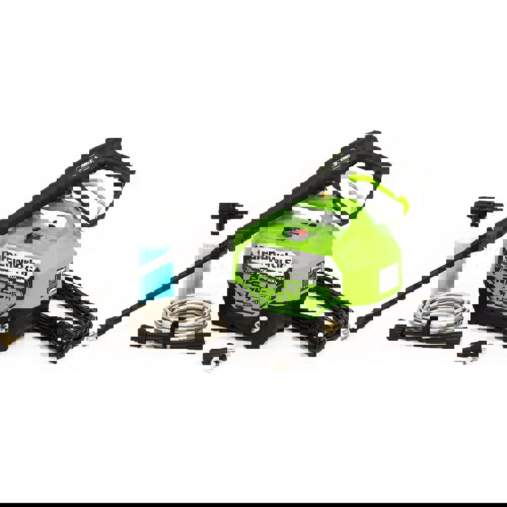 Pressure Washer: 1,800 psi, 1 GPM, Electric, Cold Water