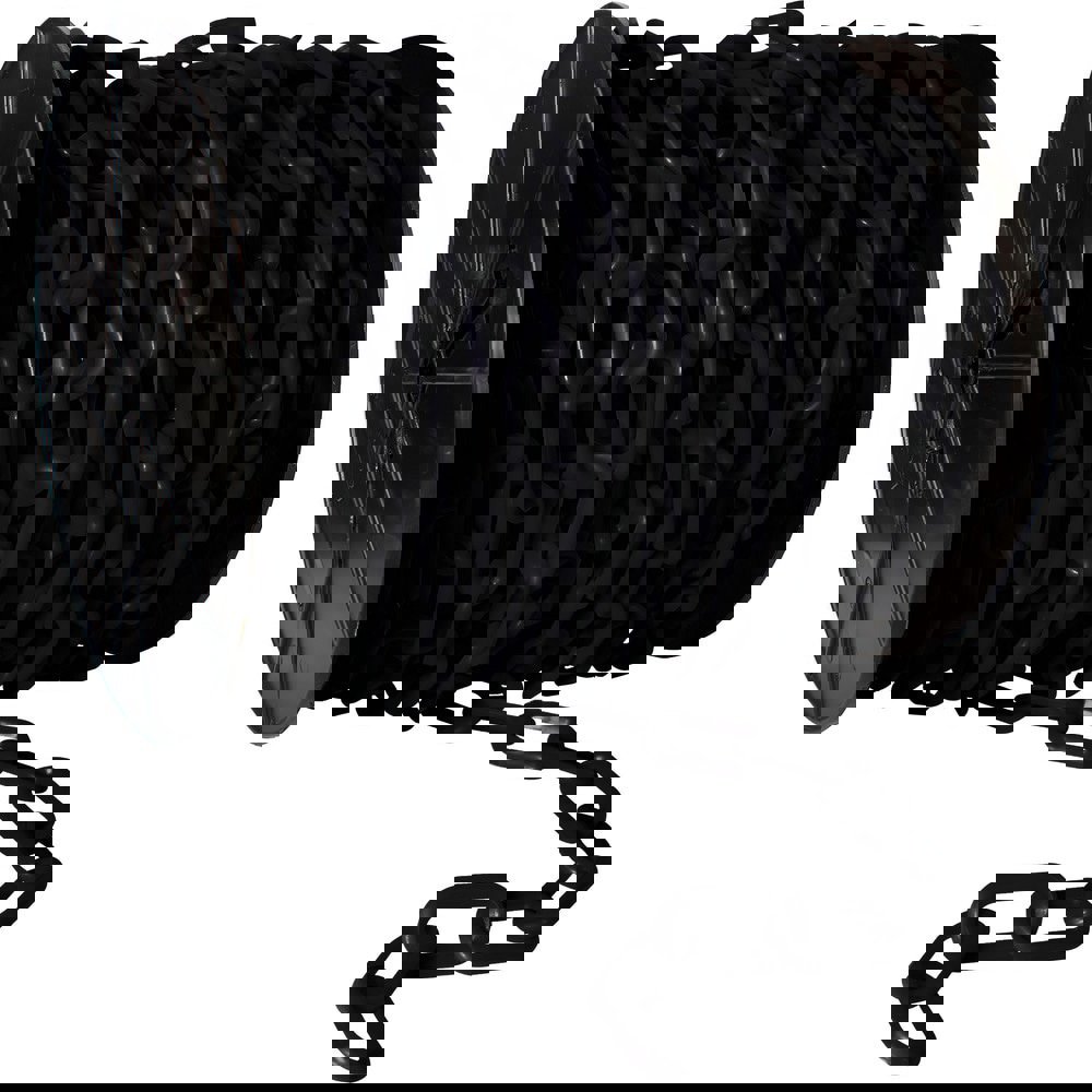 Barrier Rope & Chain; Type: Safety Chain ; Snap End Material: Plastic; Polyethylene ; Hook Fitting Material: Plastic ; Color: Black ; Link Type: Straight Link ; Rope/ Chain Material: Plastic; Polyethylene