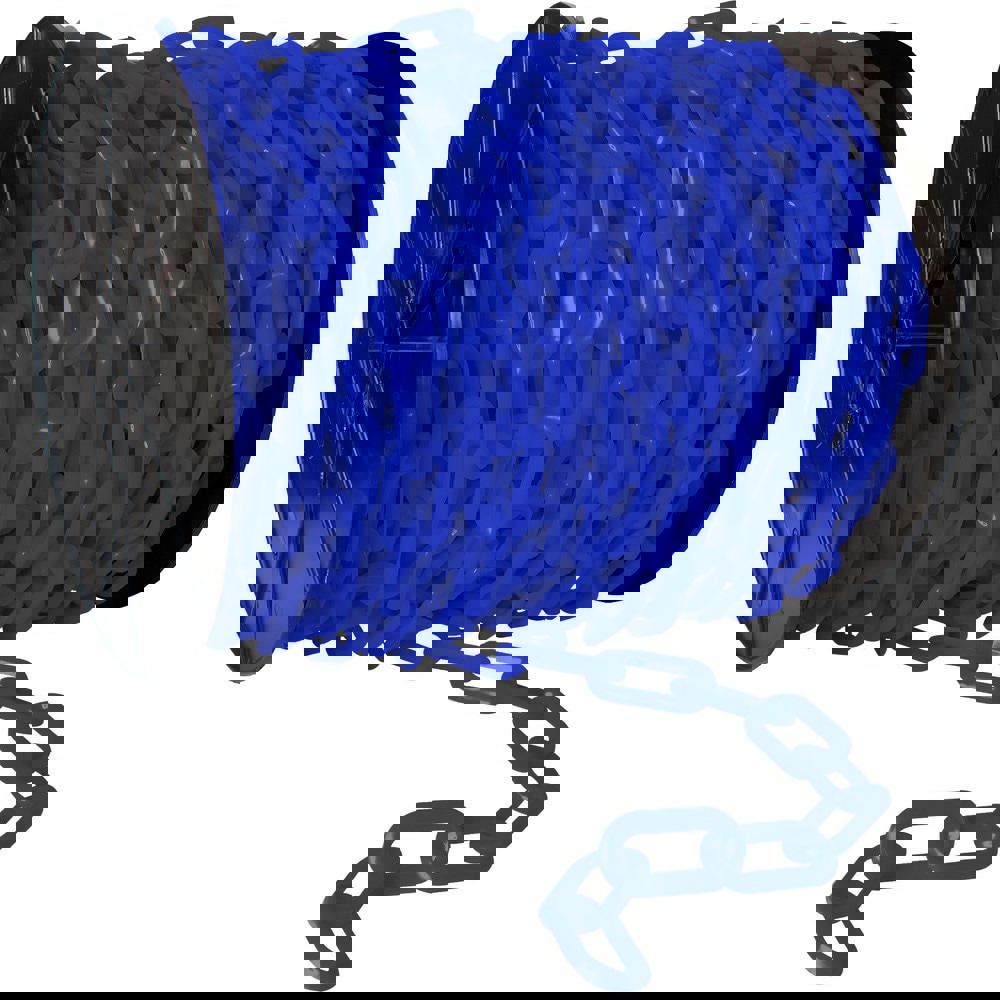 Barrier Rope & Chain; Type: Safety Chain ; Snap End Material: Plastic; Polyethylene ; Hook Fitting Material: Plastic ; Color: Blue ; Link Type: Straight Link ; Rope/ Chain Material: Plastic; Polyethylene