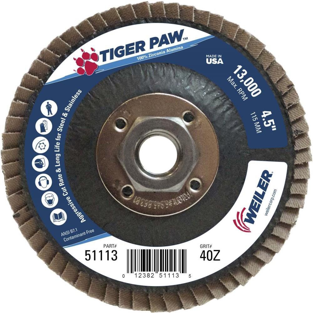 Flap Disc: 4-1/2