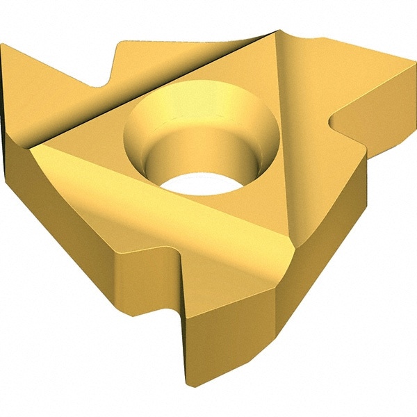 Threading Insert:0.375 Size, 3ER Style, VKX Grade, Micrograin Grade, Solid Carbide
