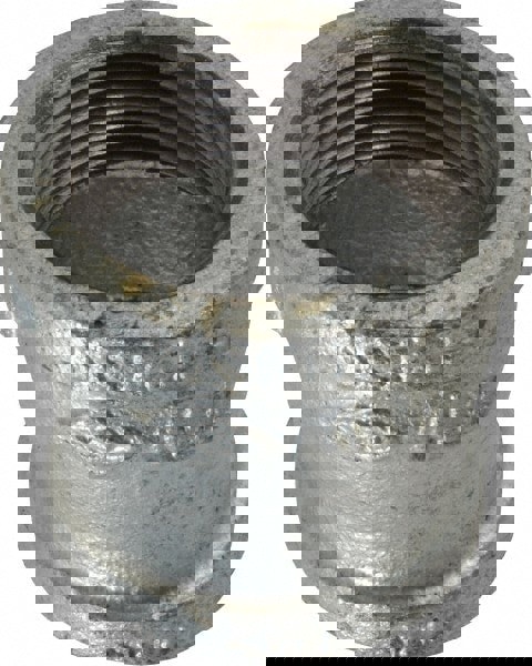 Malleable Iron Pipe Reducing Coupling: 1-1/2 x 1-1/4