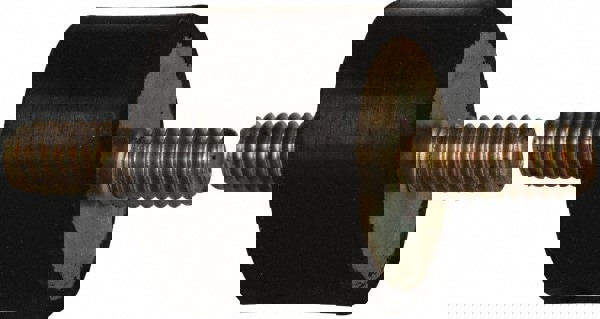 60 Lb Capacity, 1/4-20 Stud/Stud Vibration Isolator