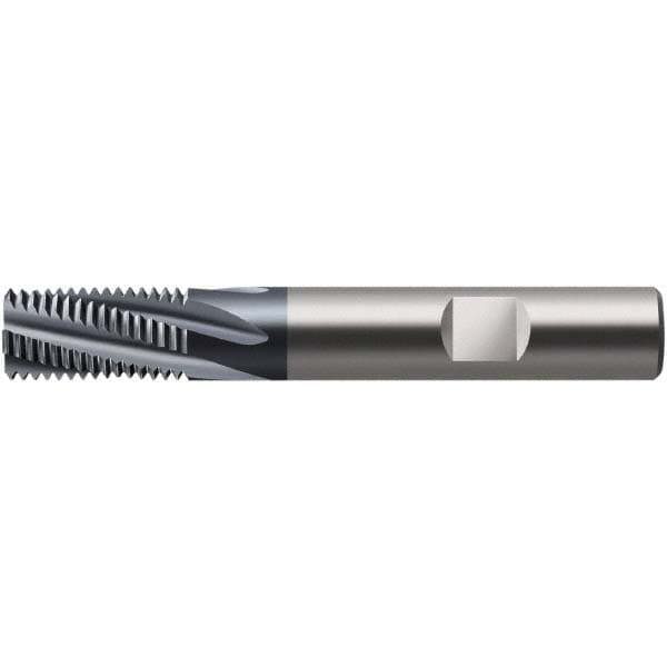 Helical Flute Thread Mill: MF10x1, External, 4 Flute, 10.00 mm Shank Dia, Solid Carbide