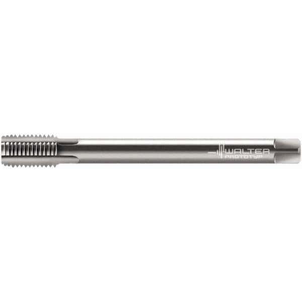M10x1.00 Bottoming RH 6HX Bright Solid Carbide 4-Flute Straight Flute Machine Tap
