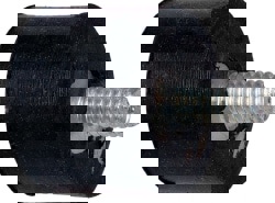 45 Lb Capacity, 1/4-20 Plate/Stud Vibration Isolator