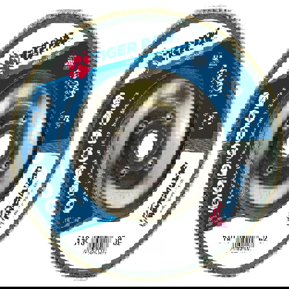 Flap Disc: 5/8-11 Hole, 60 Grit, Zirconia Alumina, Type 29