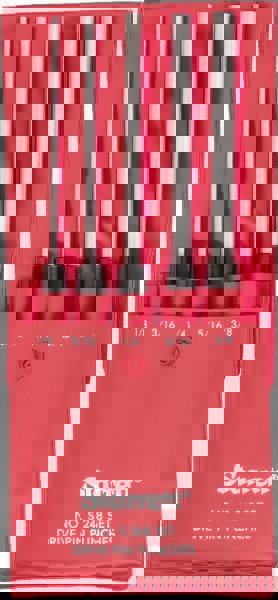 Pin Punch Set: 5 Pc, 0.125 to 0.375