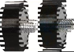 75 Lb Capacity, 1/4-20 Plate/Stud Vibration Isolator