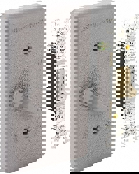 1 Outlet, Powder Coat Finish, Rectangle Weather Resistant Box Cover