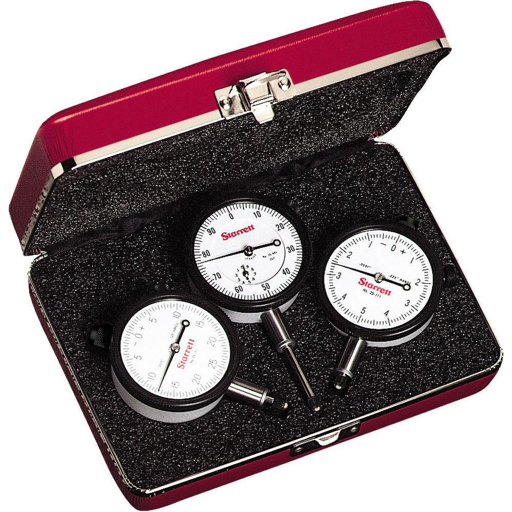 Test Indicator Kit: 3 Pc, 0.025, 0.125 & 1