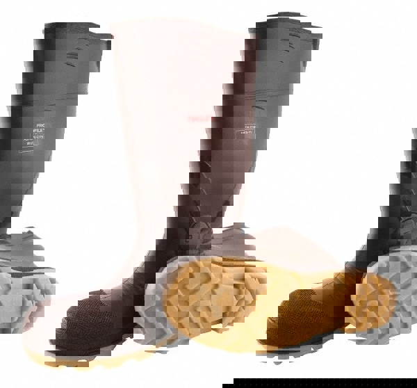 Work Boot: Size 3, Polyvinylchloride, Composite Toe, Knee Boot