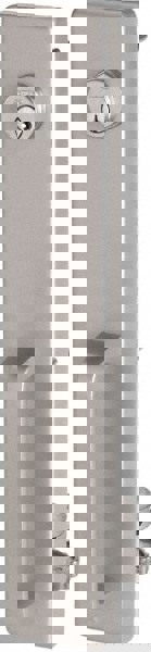 Aluminum Finish, Steel Night Latch Trim