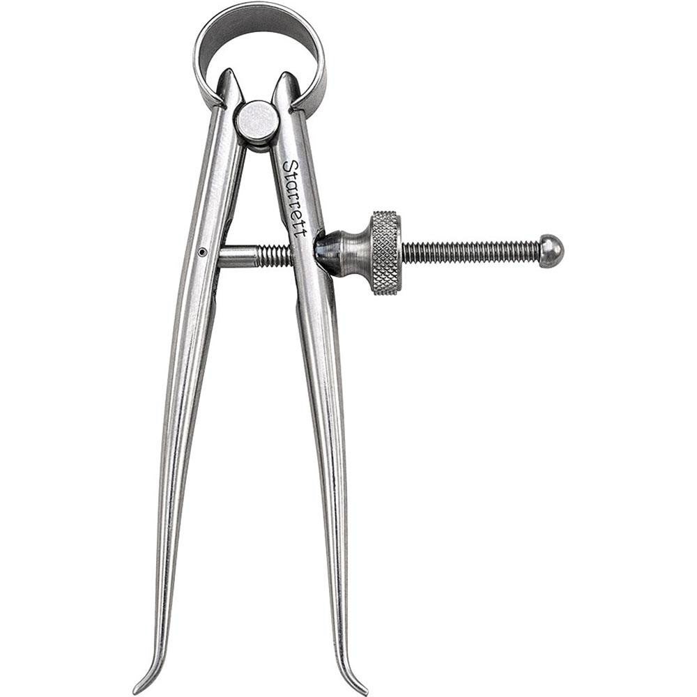 3 Inch Leg, Spring Joint, Ground Steel, Polished, Inside Caliper
