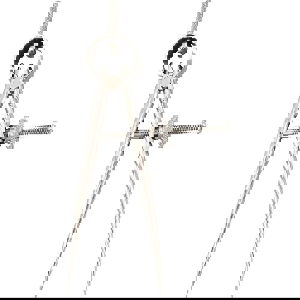 3 Inch Leg, Spring Joint, Ground Steel, Polished, Divider