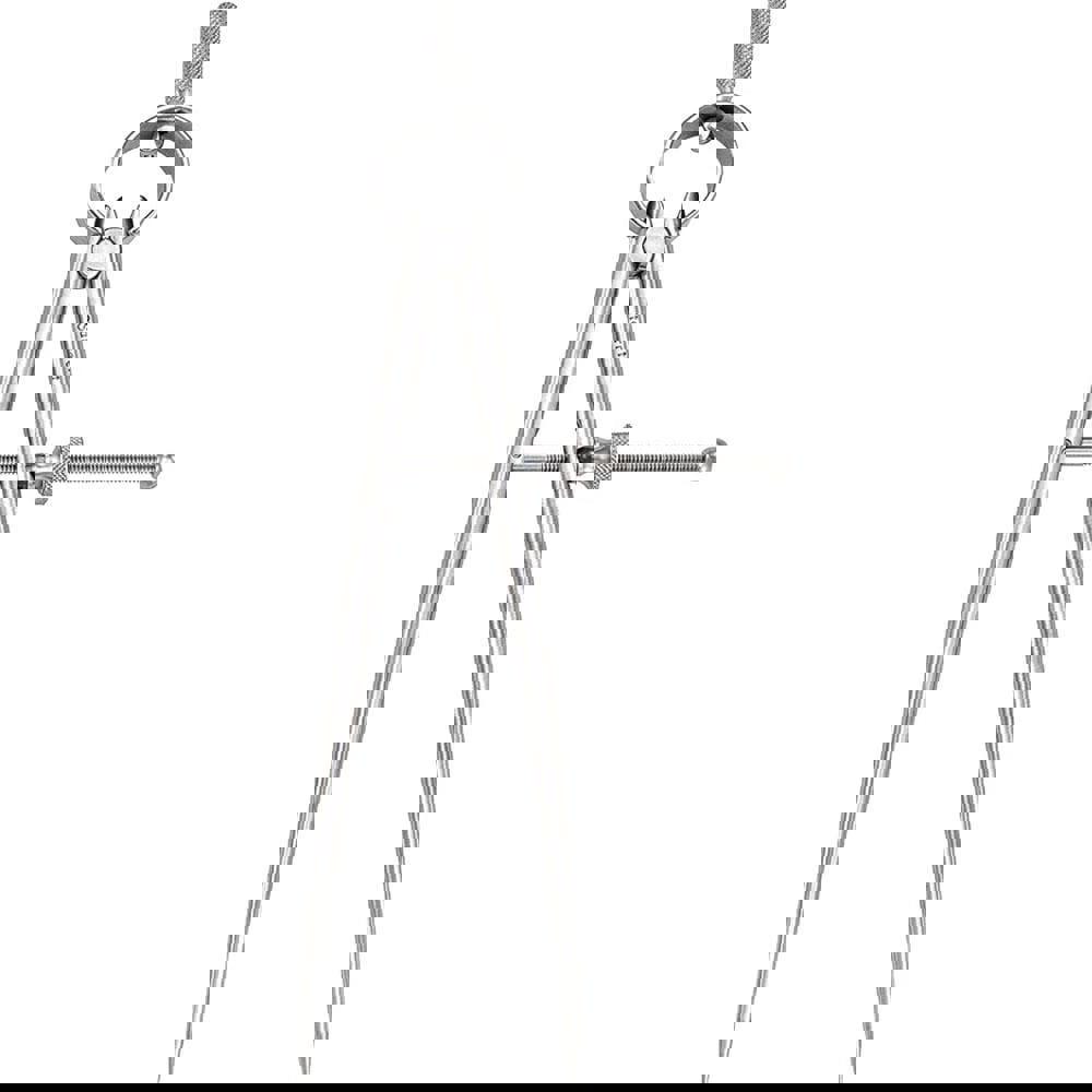 6 Inch Leg, Spring Joint, Ground Steel, Polished, Divider