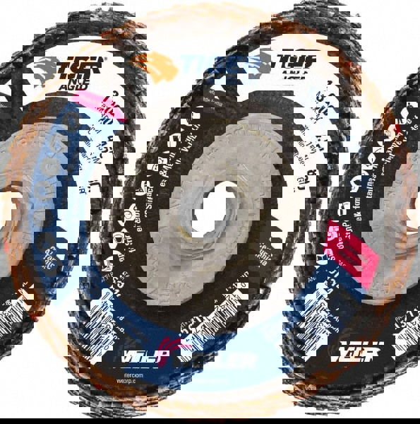 Flap Disc: 5/8-11 Hole, 80 Grit, Ceramic