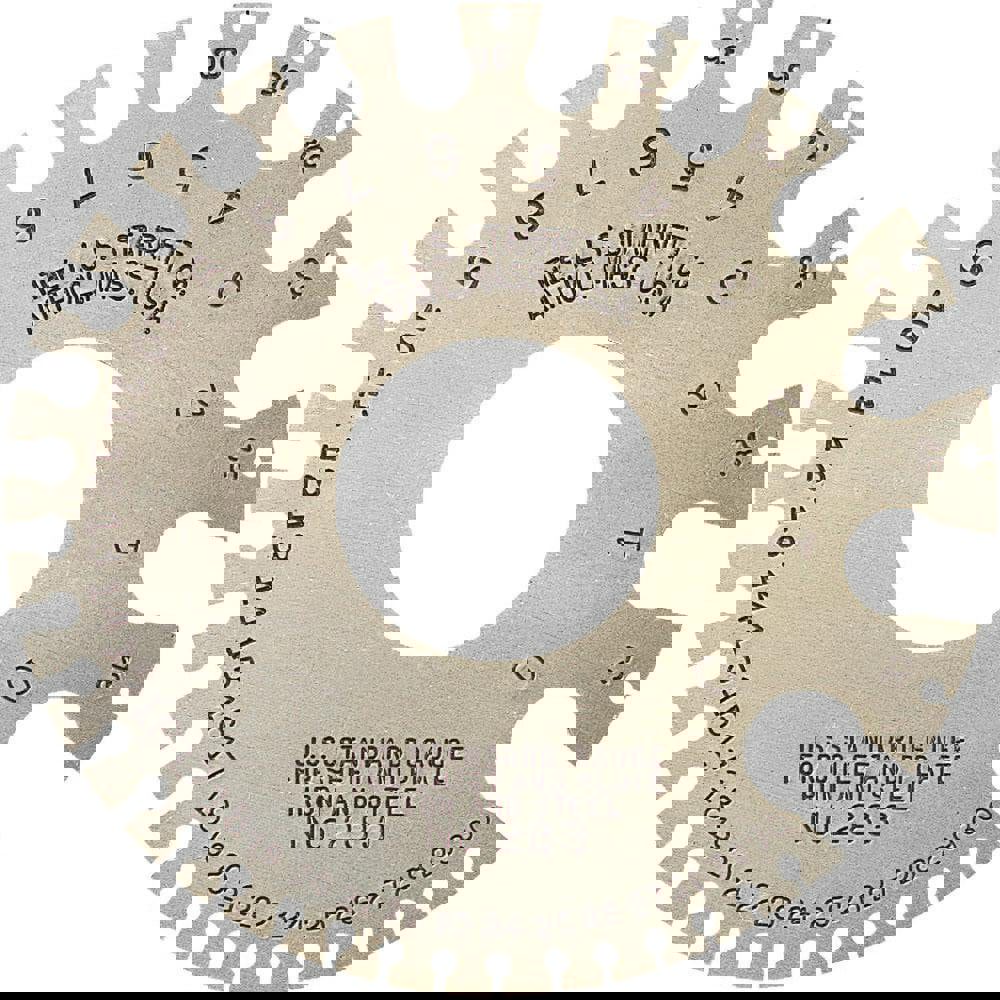 #36, Steel Wire and Sheet Metal Gage