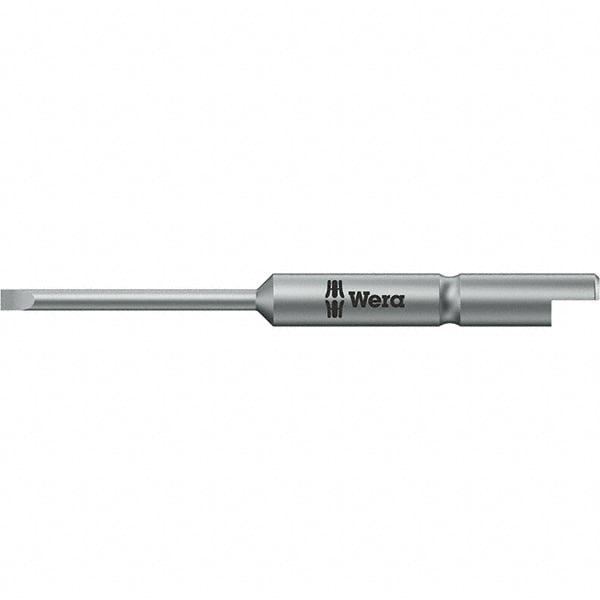 Slotted Screwdriver Bits; Reversible: Yes ; Drive Size (mm): 4 ; Blade Thickness (mm): 0.4 ; Material: Steel ; Point Size: 0.35 ; Number of Pieces: 1
