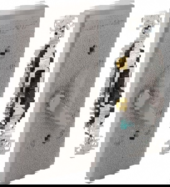 1 Outlet, Powder Coat Finish, Rectangle Weather Resistant Box Cover