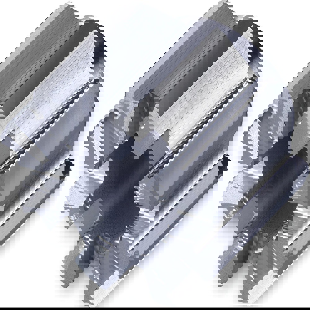 Modular Reamer Head: Straight Flute, 22 mm Head Dia, 12.8 mm Head Length, h7, 8 Flutes