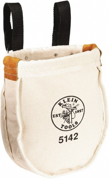 Tool Pouch: 1 Pocket, Canvas, Tan